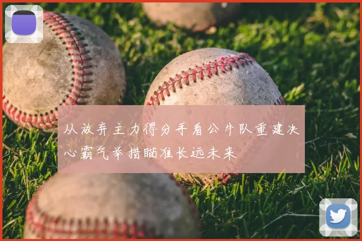 从放弃主力得分手看公牛队重建决心霸气举措瞄准长远未来